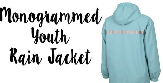 Charles River rain jackets embroidered