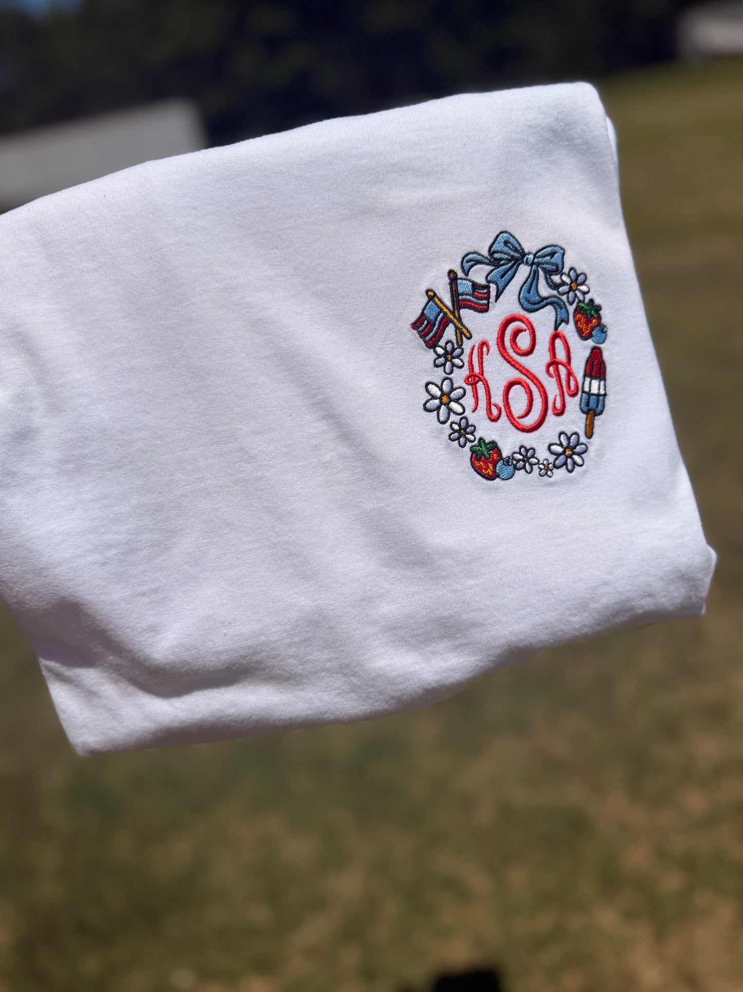 4th of July Monogram