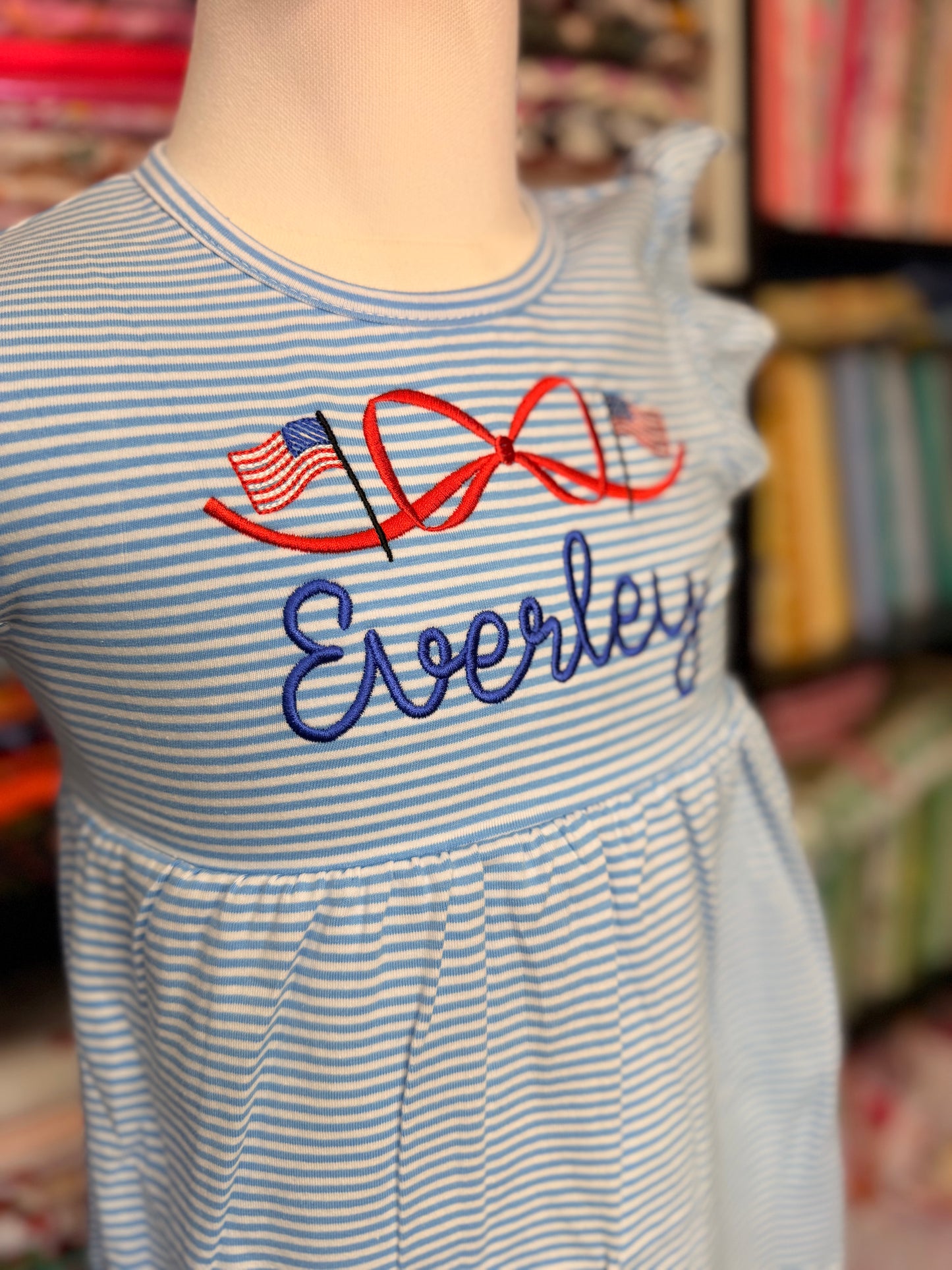Striped Fourth of July Dress