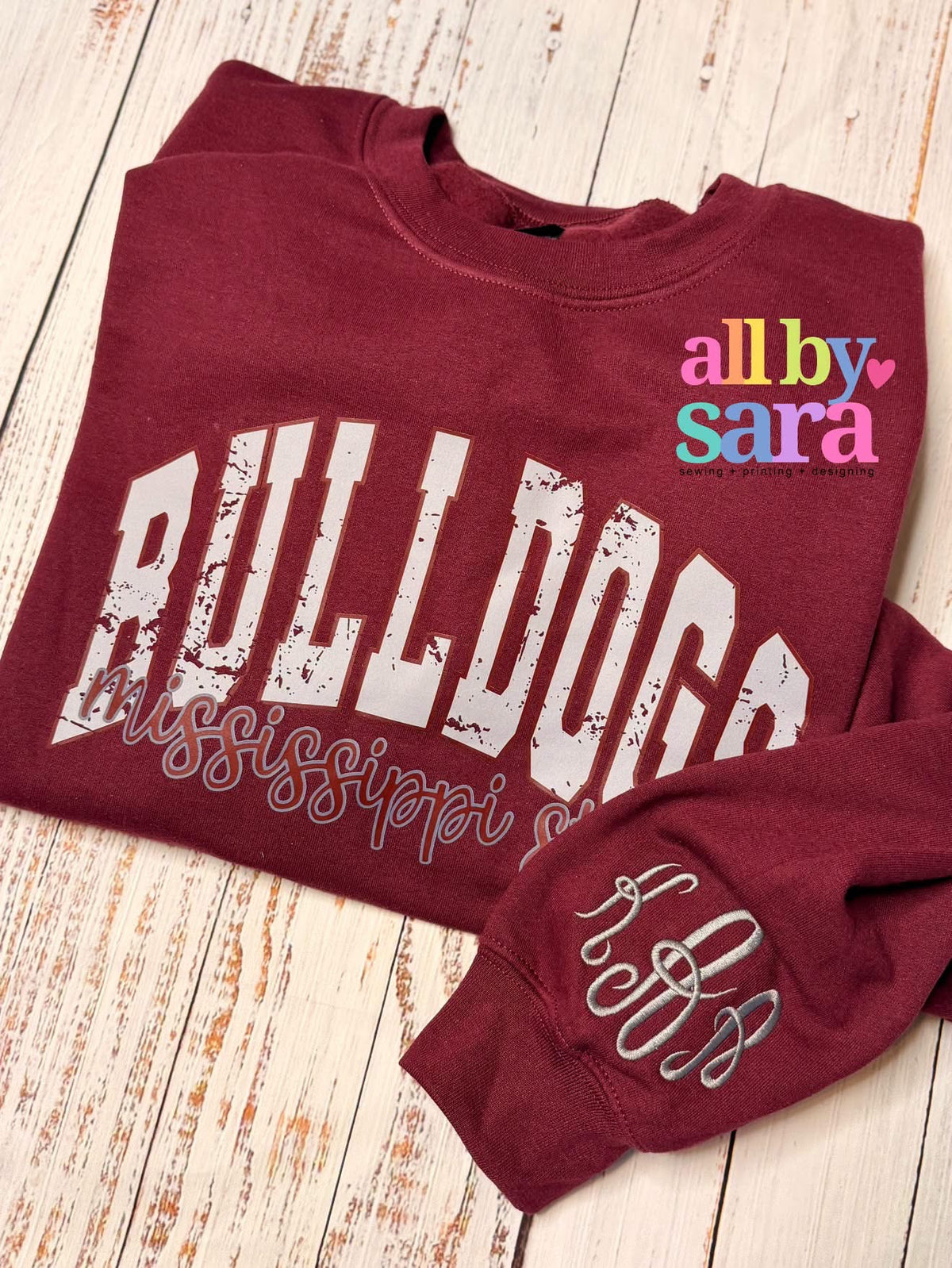 Bulldogs MS Sweatshirt with monogram