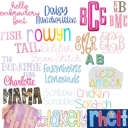 Monogram Clear Bags
