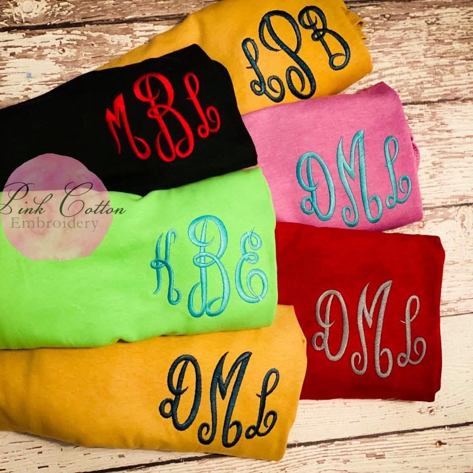 Comfort Color Monogram Shirt
