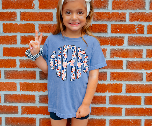 Fourth of July Monogram