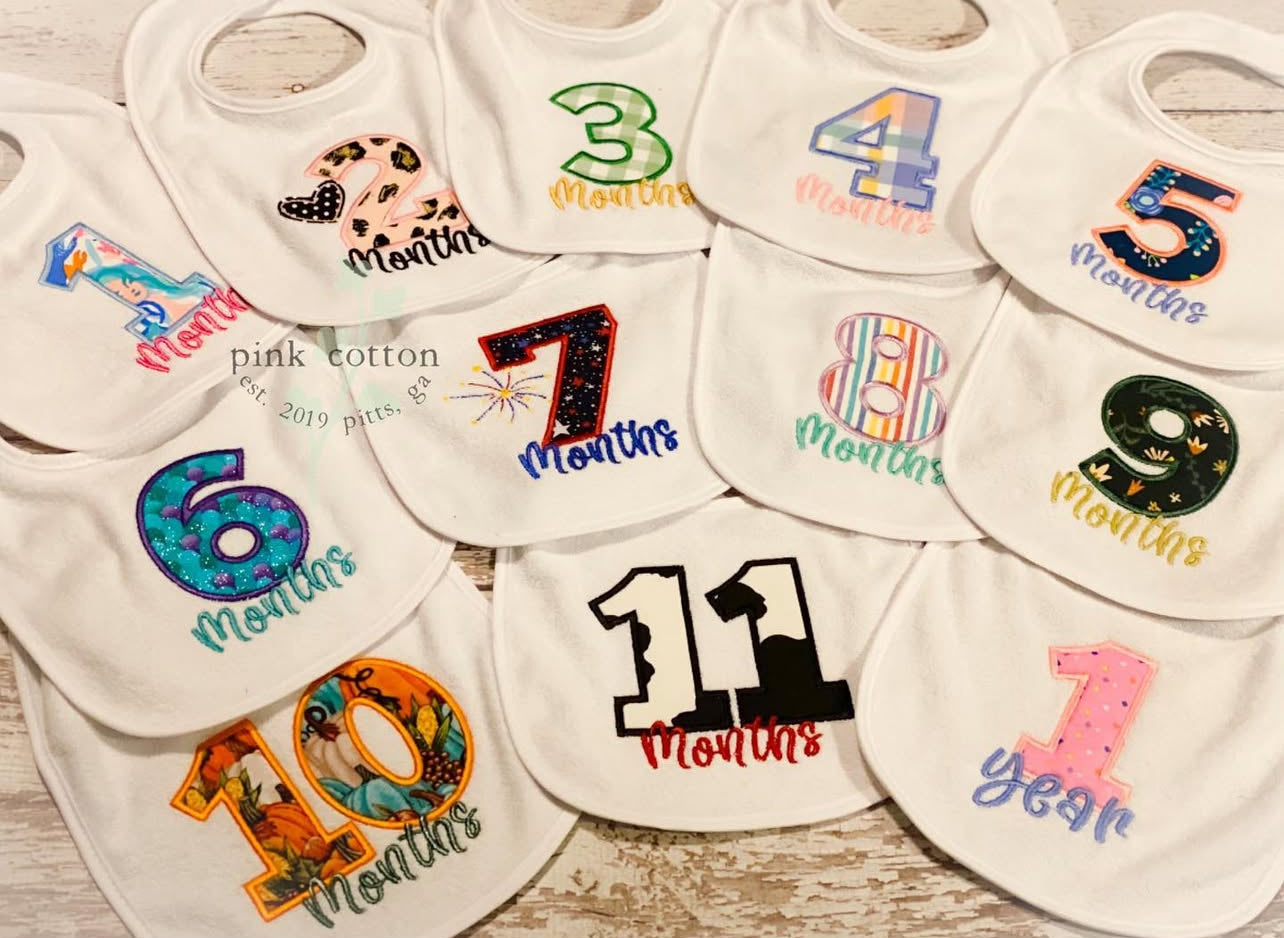 Monthly Bib Pictures