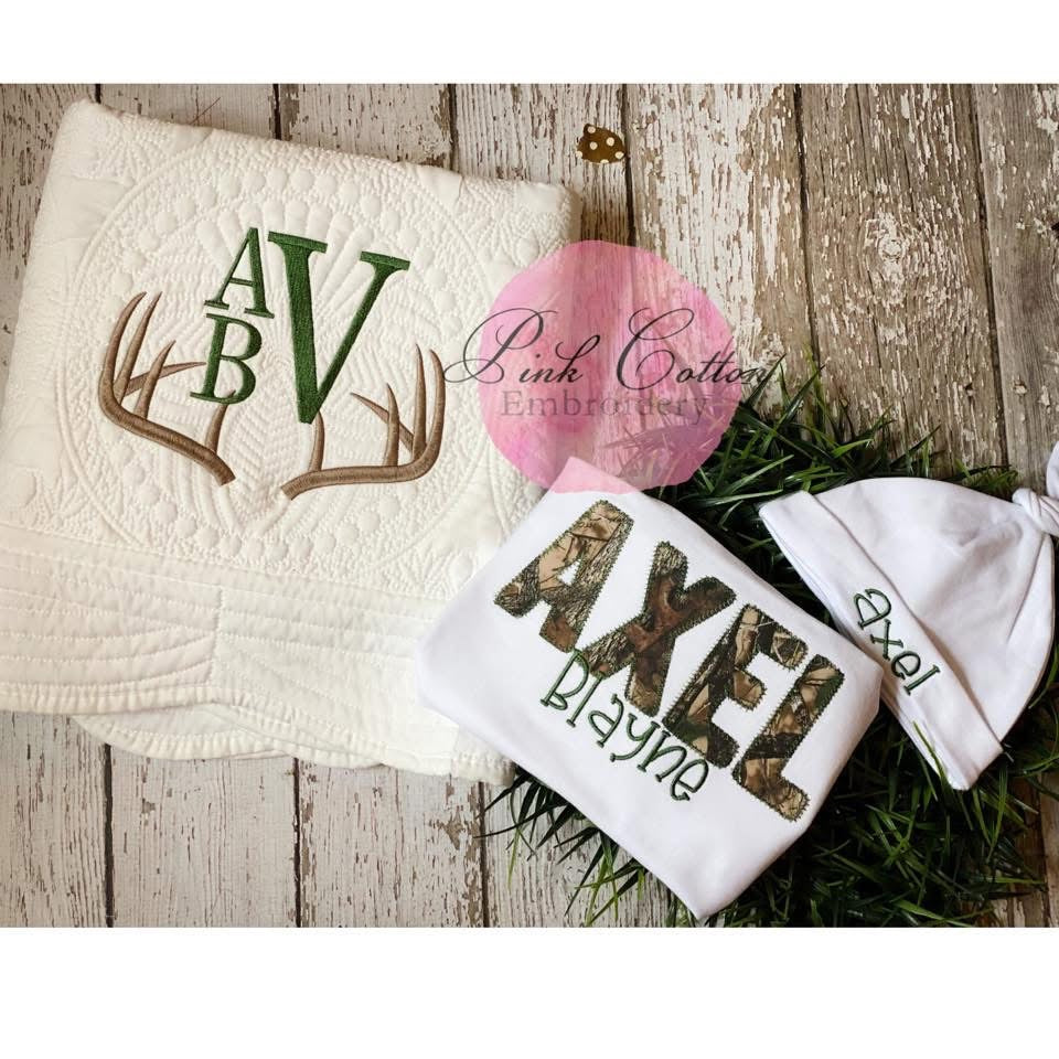 Baby Quilt Embroidered