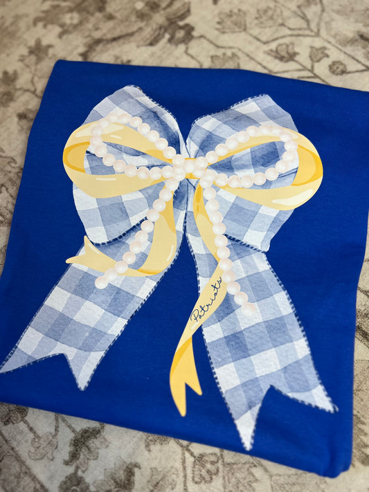 School Bow with pearls