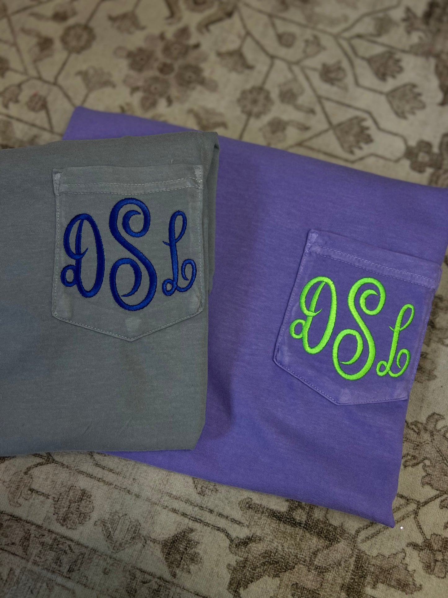 Comfort Color Monogram Shirt