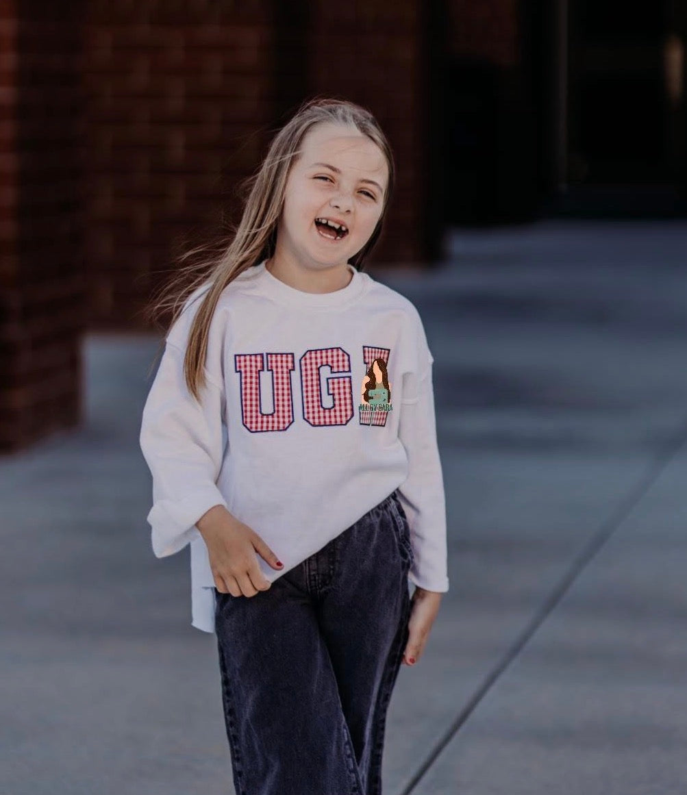 School Chopped Sweatshirt