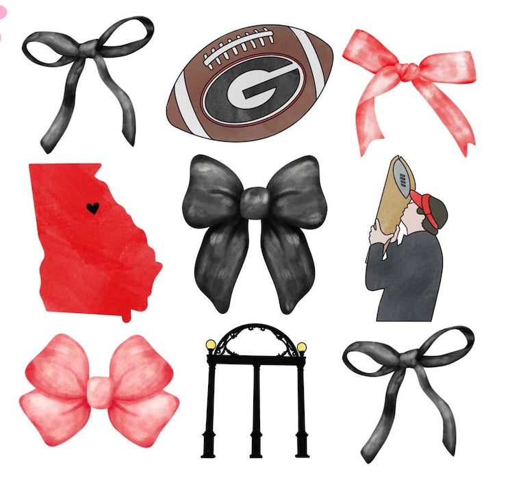 UGA Bow shirt