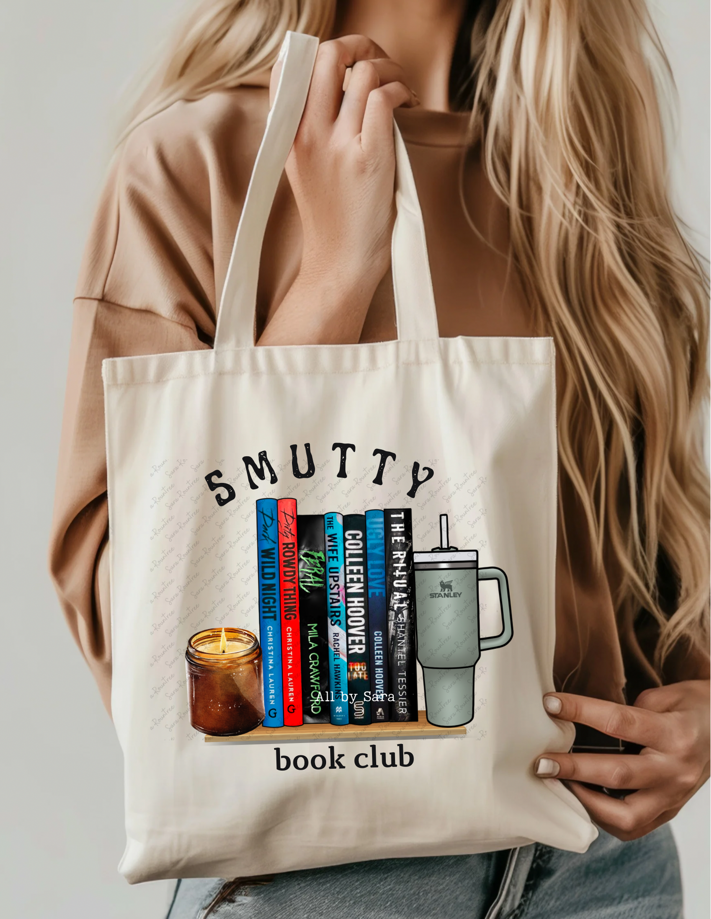 Smutty Book Club tote