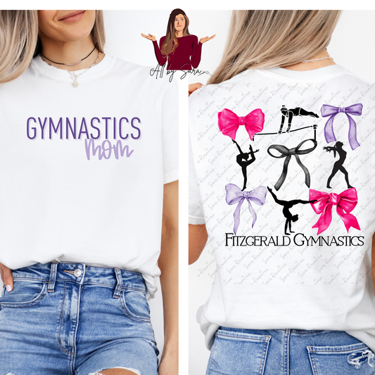 Gymnastics & Bow *custom name*