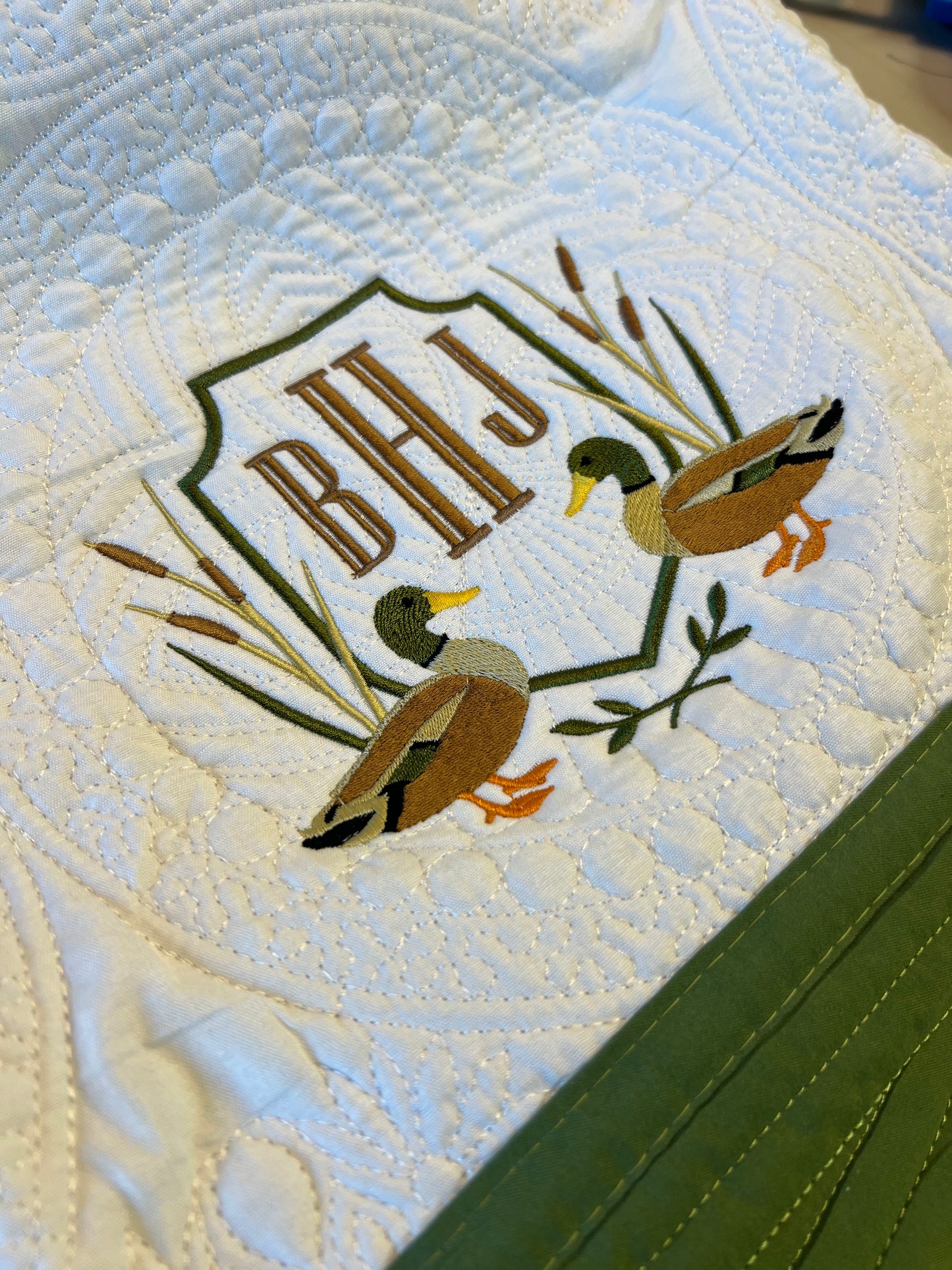 Baby Quilt Embroidered