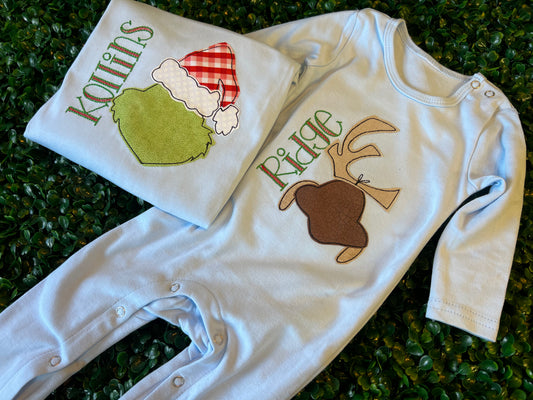 Max & Grinch Appliqué