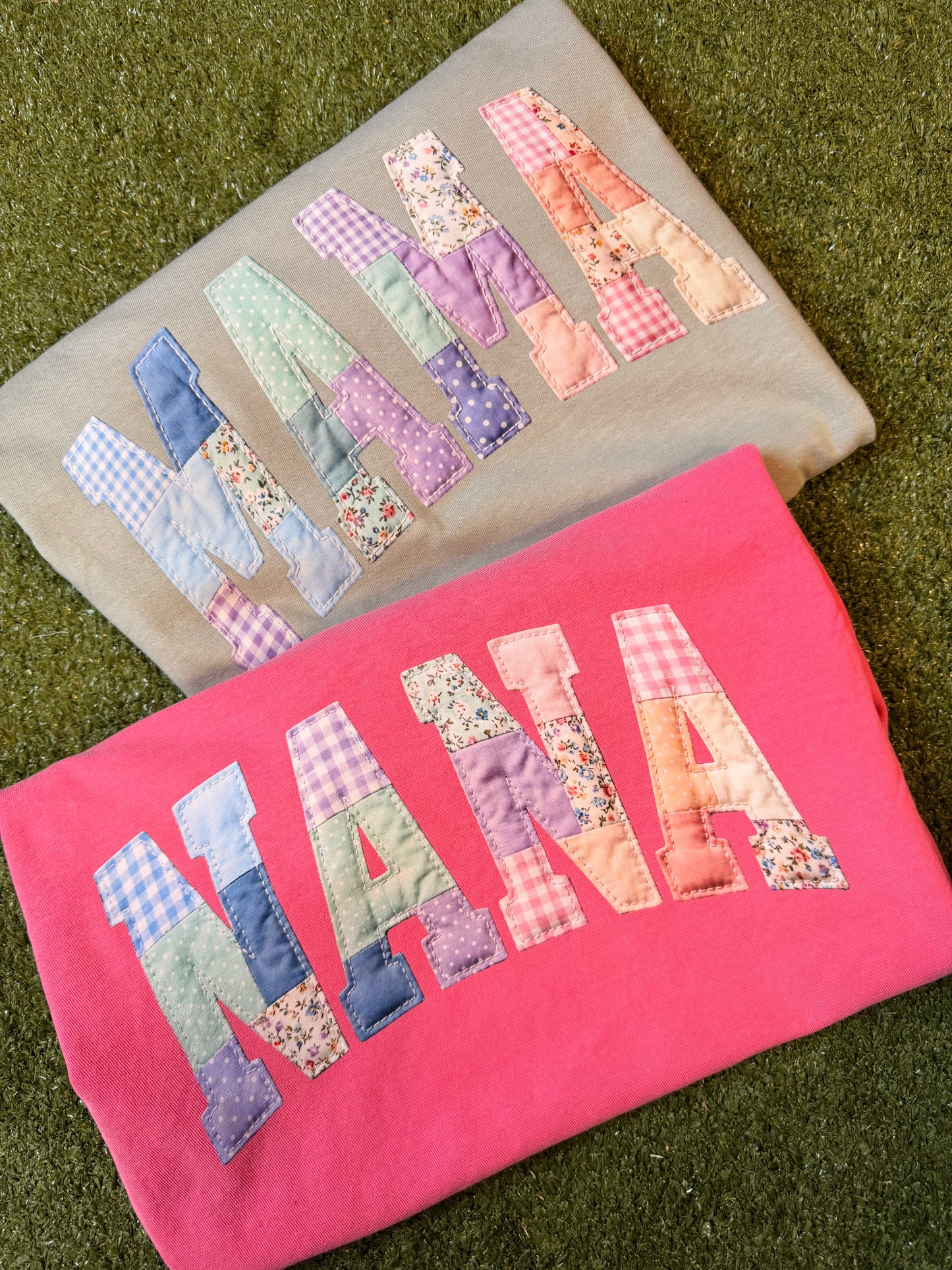 Quilted name print