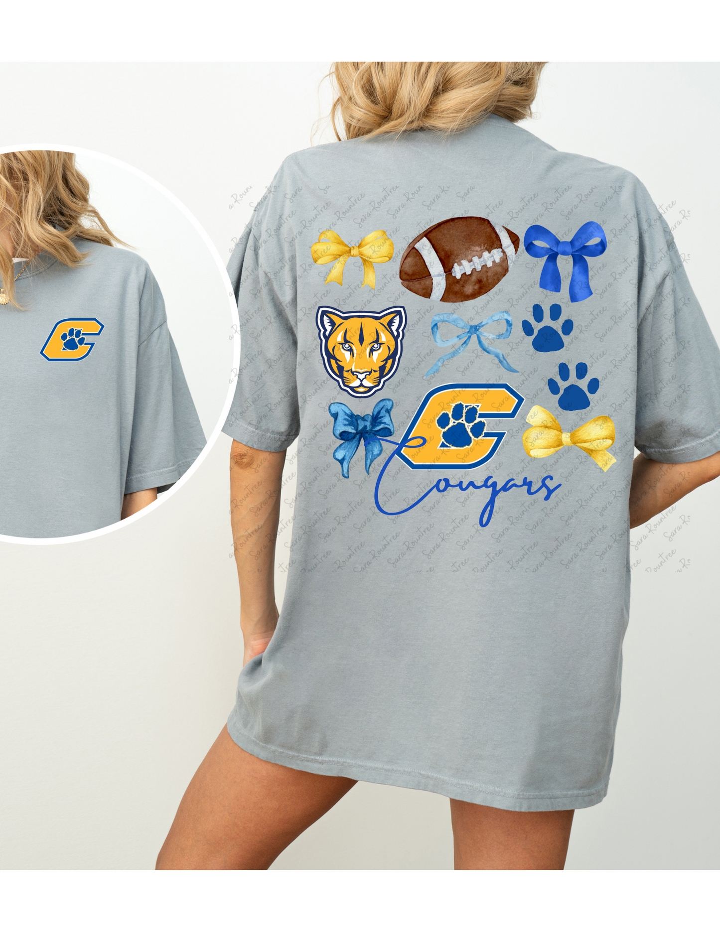 Crisp Cougars Bow Shirt