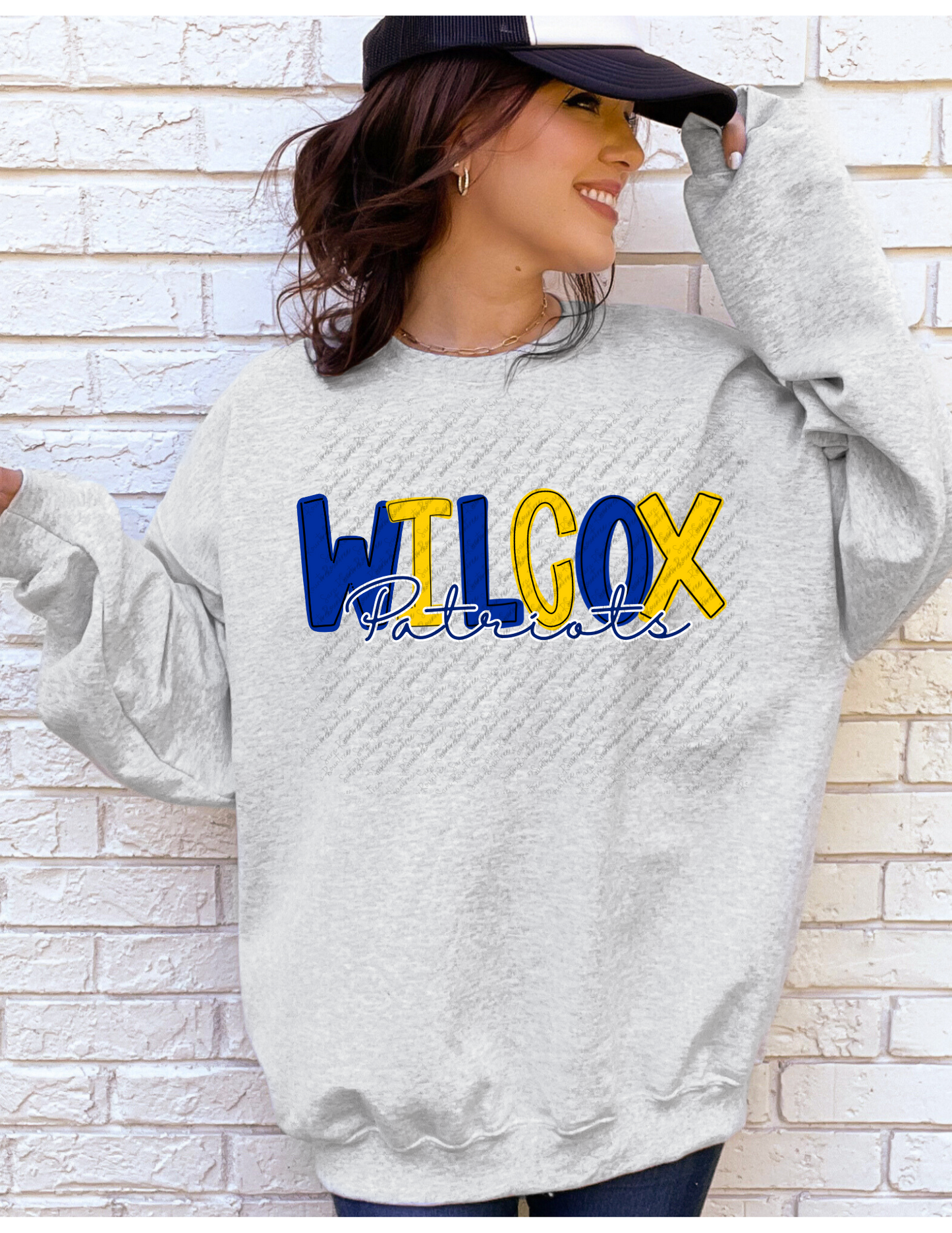 School mascot & town sweatshirt