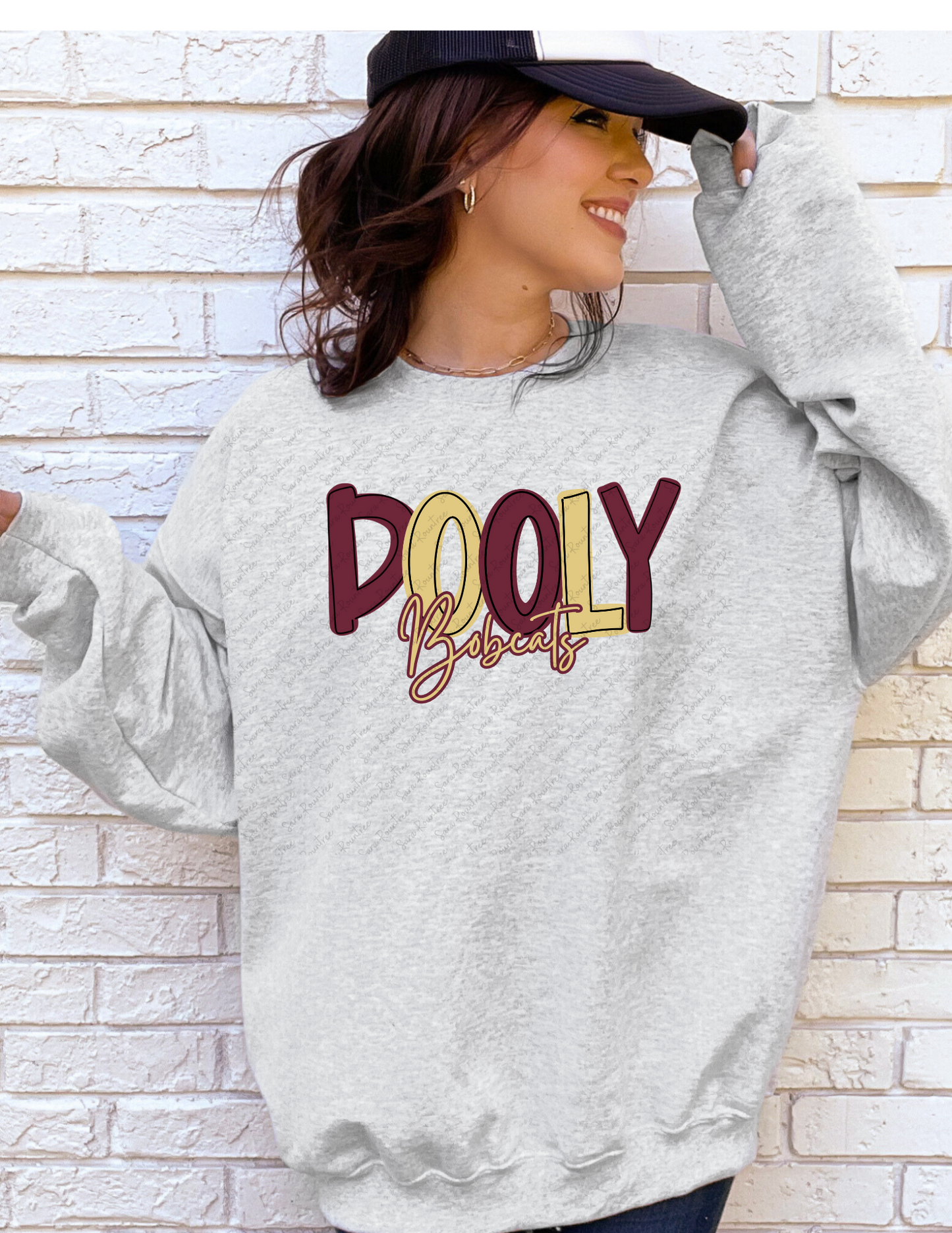 School mascot & town sweatshirt